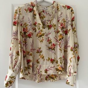 NWOT Floral Blouse